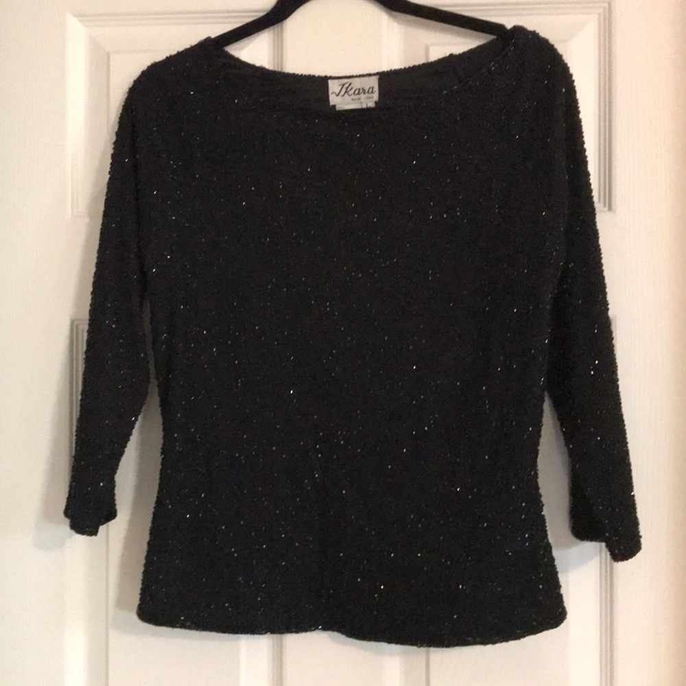 Beautiful vintage 3/4 length beaded top
